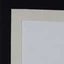 KCS 3 pc of 15" x 18"(38cmx45cm) Counted Cross Stitch Cotton Aida Cloth Needlework Rolled Fabric Box,18CT,White+Oatmeal+Black