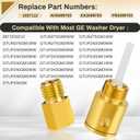 WE25M73 Gas Conversion Kit Compatible With GE Washer Dryer Combo 1937112 AH3499703 EA3499703 PS3499703,24"" WE25M73 Conversion Kit,Dryer replacement parts,OEM Standard High-quality Materials