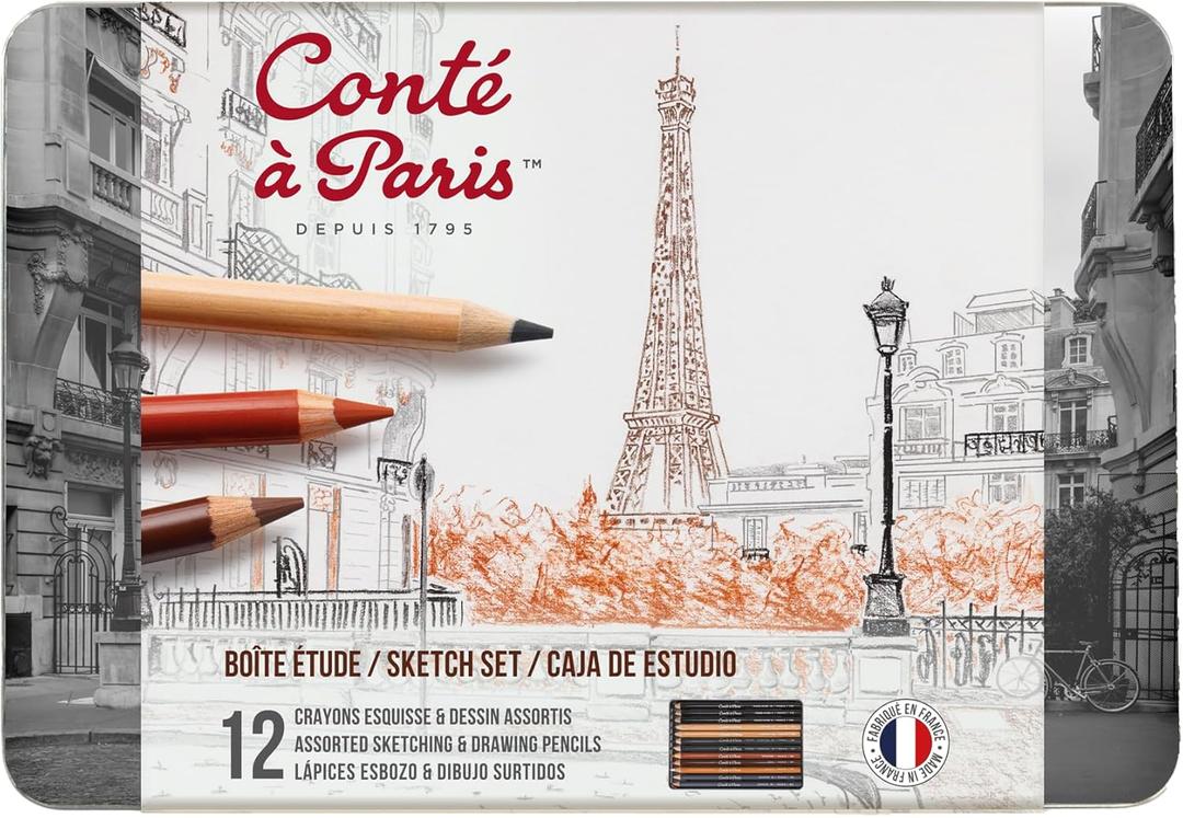 Cont  Paris The Sketch Set with Assorted Sketching Pencils
