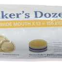 Superb Canning Lids  Wide Mouth Mason Jar Lids  Bakers Dozen/Bulk Package of 156 Lids  Made in the USA