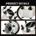 2Pcs Manual Locking Hubs 28 Splines Replacement for Nissan Frontier Pathfinder Xterra Titan D21 Base SE XE Pickup 1990-2004 40250-2S610