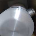 JSD 4.5 Gallons 8"x22" Aluminum Spun Round Gas Tank Fuel Tank End Fill 1/4"-18NPT Outlet With CAP