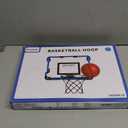 NIPLOOOW Indoor Basketball Hoop for Kids, Over The Door Mini Basketball Hoops, Mini Hoop with 4 Balls, Kids Basketball Hoop Sport Toys Gifts for 5 6 7 8 9 10 11 12+ Year Old Boys