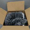 Smiry Couch Cover for Dogs Washable, Non Slip Fuzzy Pet Couch Covers for 3 Cushion Sofa Pet Friendly, Thick Soft Sofa Slipcovers Cushion Protector (Dark Grey, 27.6" x 59")