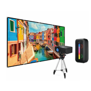 iLive Cinema Pop-Up Movie Theater Kit