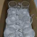 QAPPDA Beer Mugs Set,Glass Mugs With Handle 16oz,Large Beer Glasses For Freezer,Beer Cups Drinking Glasses 500ml,Pub Drinking Mugs Stein Water Cups For Bar,Alcohol,Beverages Set of 8 KTZB02