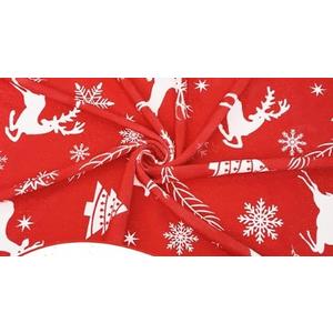 Christmas Reindeer Hand Towels Set of 2, 28x14 Inch Funny Xmas Deer Snowflakes Red Soft Absorbent Tea Towel Washcloths for Kitchen Bathroom Winter Holiday Home Decor and Gifts (one size)