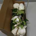 IPOPU White Peonies Artificial Flowers 8pcs Peony Silk Flowers Fake White Flowers for Wedding Centerpieces for Tables Centerpieces Bridal Shower Party Decorations