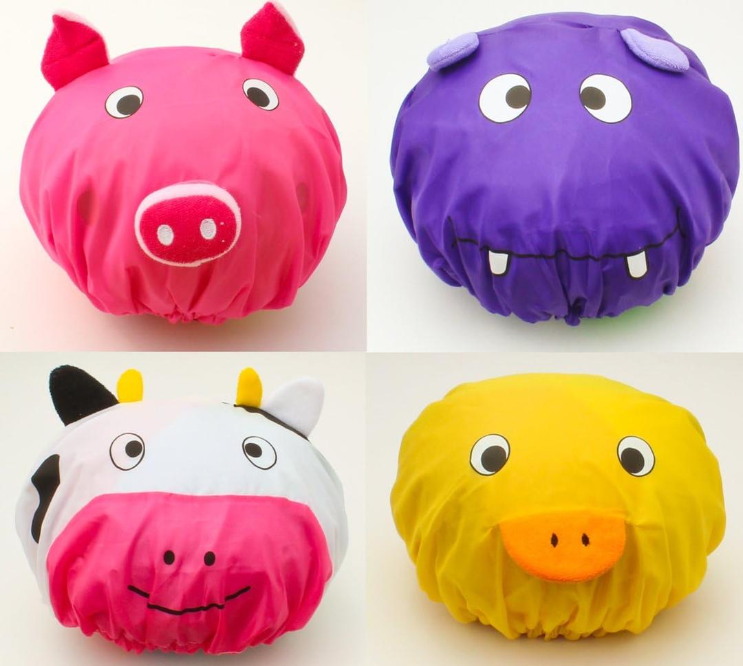 Zoie + Chloe 3D Animal Shower Caps