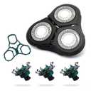 RQ11 Replacement Heads Compatible with Philips RQ11 Replacement 1150X 1160X 1170X 1180X, Compatible with Norelco Rq11 New Upgraded Electric Shaver 2D Models (1 Head)