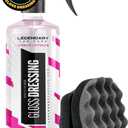 Legendary Gloss Dressing with Applicator 16oz - Tire Shine Spray & Plastic Restorer  Water Based & Non-Greasy Interior/Exterior Detailing Spray - Trim, Rubber, Vinyl & Plastic Restorer for Cars