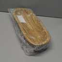 Rustic Handcrafted Wooden Dough Bowl for Decor - Wooden Bowls Decorative, Organic Modern Style, Decor Bowl, Centerpiece Bowl Four Legged Base Artisan Crafted Dough Bowl for Stylish Home Kitchen Decor (Brown)