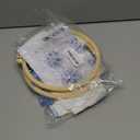 FREEBLOSS 4 Set 12'' Embroidery Kit for Beginners Indigo Flowers Border Pattern Embroidery Kit with Instructions Full Kit of Embroidery Cloth 2 Embroidery Hoops Indigo Blue Series Flosses