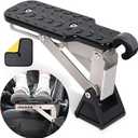 BEASYE Car Door Step, Universal Fit Door Step for Car Roof Access, Adjustable Stand Pedal for Door Latch, Supports Both Feet, Roof Rack Accessories for Most Car, SUV, Vehicles (Black)