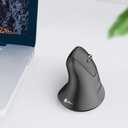 iClever  Ergonomic Wireless Vertical Mouse - Black