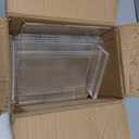 Acrylic Sign Holder 5 x 7, 10 Pack Clear Table Menu Vertical Display Stand Desktop Display Double Sided Stand Paper Holder Table Sign Suitable for Restaurants Office Store Show Fair