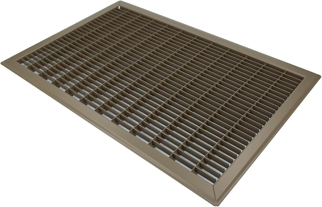 24x14 Floor Return Air Grille Fit 14x24 24x14 Duct Opening,Floor Vent Cover | Jumpable Heavy Duty Steel Floor Air Return Vent Cover Grill,Outer Dimensions: 25.75"W X 15.75"H, For 24"Wx14"H-Duct Opening