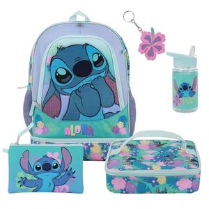 BIOWORLD Womens Kid Lilo & Stitch Backpack Set (Little Kid/Big Kid) Purple Onesize