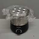 Hard Boiled Egg Cooker - CACHOO 14-Egg Rapid Stainless Steel Egg Boiler with 30-Min Timer & Auto Shut Off, Compact Electric Vegetable Steamer for Cooking, Dishwasher Safe, Black