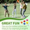24 Pack Foam Golf Practice Balls,Practice Golf Balls for Backyard,Realistic Feel and Limited Flight Soft Golf Balls for Indoor or Outdoor Training