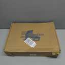 Figure Ice Skates for Beginners - White Comfortable Leather Ice Skates for Women, Men, Boys & Girls (Size Up 1 Size, 8)