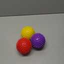 VITEVER 3 Colors 4.5 Heavy Duty Squeaky Dog Toy Balls for Medium Large Dogs, Dog Chew Toys for Teething, Spiky Balls for Aggressive Chewers, Durable Toys for Teeth Cleaning and Training