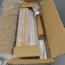 Night Stand with Drawer, Mid Century Nightstand with Storage, Modern Fluted Bedside Table Bedroom Living Room for Small Space, Office (Rustic Walnut)