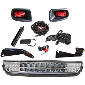 Dr.Acces E-Z-GO TXT Complete Ultimate LED Light Bar Kit with Turn Signals, Hazard Flasher, Horn and Brake fits EZGO TXT Electric Golf cart (Years 1994.5-2013)