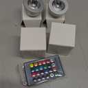 LED Color Changing Light Bulb 4pack,E26/E27 3W RGB Spotlight with IR Remote Control Mood Ambiance Lighting Colorful LED Light