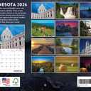 Minnesota Calendar 2026 Wall 12 Month Monthly MN Scenic Souvenirs Minnesotan Themed Gifts | American Made In The USA