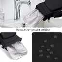 OFY Dog Treat Pouch with Training Clicker, Detachable Strap,Large Capacity Fit for 40oz Stanley Cup,Easy-to-Clean PEVA Material,Multiple Pockets