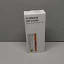 Homemory 6 Pcs Waxy Flameless Taper Candles with Remote, Flickering Battery Operated Candlesticks, Led Fake Candles Tall Candle for Home, Wedding, Party, Ivory, 9.6 inches