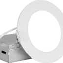 REL Selectable 4 in. White Remodel LED Downlight Kit (REL41120SRDWH)
