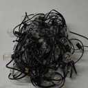 50 Foot Globe String Lights - Set of 50 G40 Clear Bulbs - Black Wire (+ 2 Free Spares) for Patio Deck Gazebo Cafe and Party Lighting