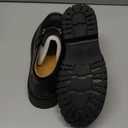 QHH Loafers for Women Women's Loafers & Slip-ons Leather Platform Chunky Penny Shoes Business Casual Shoes Comfortable Dressy Office Work Shoes (10, Black)