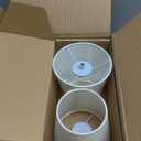 Battery Operated Wall Sconces set of Two,Wireless Wall Sconces with 10000mAh Dimmable Bulb and Remote,LED 15 Colors Rechargeable Gold Wall Sconce with Fabric for Bedroom Living Room Hallway Wall Decor (2 Pack)