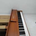 Electric Piano 88 Keys Digital Piano Weighted for Beginner Keyboard Piano Include Piano Bench Power Adapter Three Pedal Manual User (Wood Color)