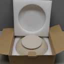 Large Decorative Bowl - Fruit Bowl for Kitchen Counter - Modern Decorative Bowl for Home Decor,Key Bowl for Entryway Table - Artificial Stone Beige