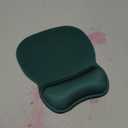 MROCO Ergonomic Mouse Pad with Gel Wrist Rest, Smooth Wrist Support Surface, Non-Slip PU Base for Pain Relief, Comfortable Mousepad for Computer, Laptop, Office & Home, 9.4 x 8.1 in, Forest Green