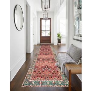 vivorug Runners for Hallways 2'x7', Non Slip Washable Rug, Carpet Runner for Kitchen Laundry Room Bedroom, Ultra Soft Rug Runner with Rubber Backing, Cherry Red/Spice