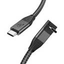 XAOSUN USB C to USB C Cable - 3.3ft, 90 Degree, 20Gbps Data Transfer, 4K Video, 240W Fast Charging for MacBook, iPad, Samsung, ROG Ally
