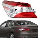 labwork Left Side Halogen Tail Light Brake Lamp Replacement for Toyota Camry SE LE 2018 2019 2020 Rear Outer Taillamp Driver Side 81560-06720