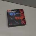 Orzly Steering Wheels for Nintendo Switch & OLED Console JoyCons, Racing Wheels for Mario Kart 8 Deluxe [Mariokart Switch Steering Wheel Joycon Controller Attachment Accessories]-TWIN PACK [2X Black] (6.2 inch Switch 1)