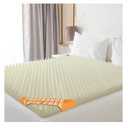 Crate Mattress Topper, Fragrance-Free, Dye-Free, Convoluted Foam for Pain Relief on Pressure Sores, Ventilated Therapeutic Support and Recovery, Bed, Yellow