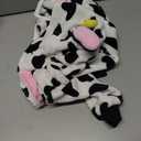 Spooktacular Creations Halloween Baby Cow Costume, Toddler Unisex Cow Jumpsuit, Hooded Romper Plush for Toddler Animal Dress Up (18-24 Months)