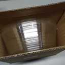 Idyllize 10 Pieces of 10 Inch Clear Thin Deep Plastic Plant Saucer Drip Tray for Pots (10'')