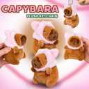 Kawaite Cute Capybara Stuffed Animals for Girls and Boys, Guinea Pig Animal Plush Toys, Mini Plushies, Stuffed Capybara Plush Toys for Valentine's Day Gifts, Easter Egg Fillers, Basket Stuffers