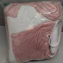 Heating Blanket Heated Throw Blanket 50''X60'' - Electric Throw Pink Ultra Warm Fluffy Electric Blanket for Recliner with 5 Heating Setting & 4 Hour Auto Off, ETL Certified & Overheat Protection (02-baby Pink)