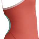 Speedo Girl's Swimsuit One Piece Thin Straps (Orange) Tropic Coral, 10
