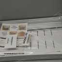 2Pack Expandable Pull Out Cabinet Organizer 21"Deep With Raising Pad for Framed Cabinets, Upgrade 3 Slide Rails Slide Out Drawers, Roll Out Shelves Adhesive,Adjustable Width 12.05"-20.4"White